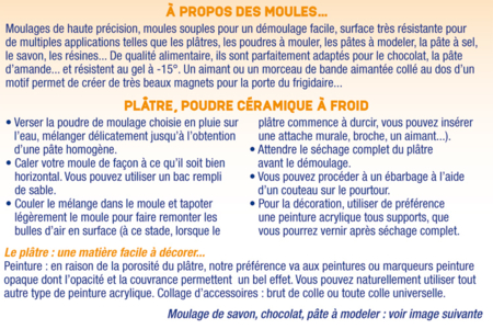 Moule 3 bougeoirs - Moules – 10doigts.fr